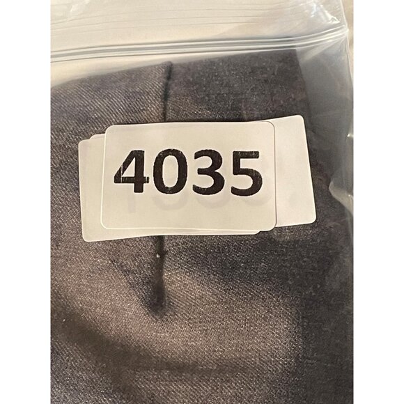 H&M dress womens 6 sleeveless fitted knee length back slit gray - Picture 14 of 14